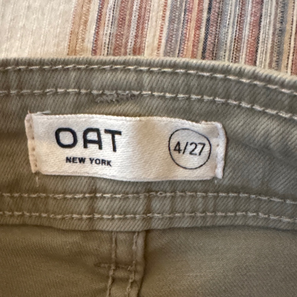 Oat New York Olive Wide Leg Jeans - Picture 3 of 5